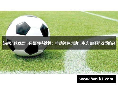 英超足球发展与环境可持续性：推动绿色运动与生态责任的双重路径